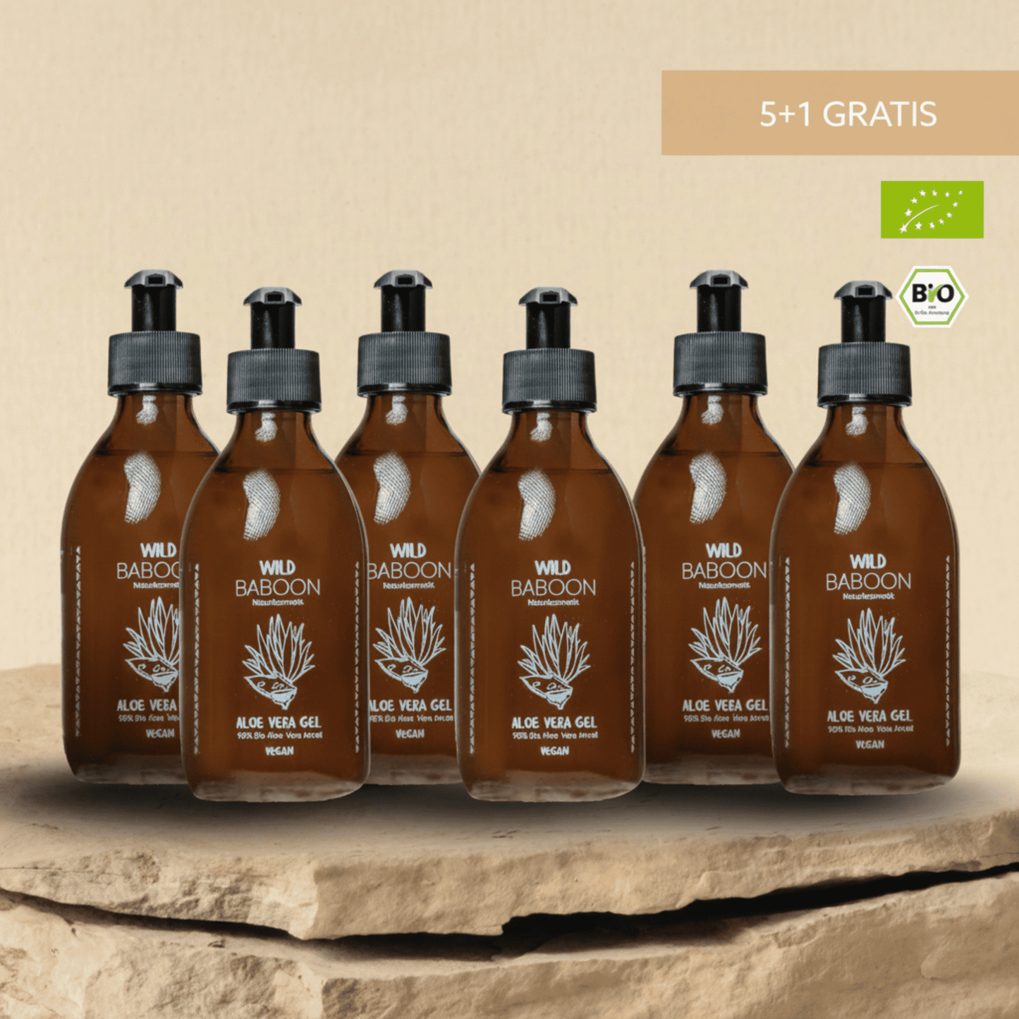 Bio Aloe Vera Gel - Feuchtigkeit und Regeneration für Haut und Haar - 245ml