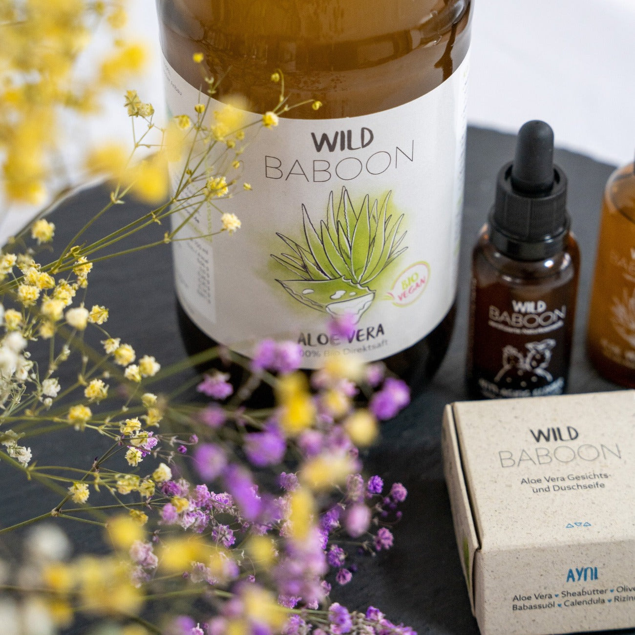 BEAUTY SET mit Aloe Vera und Kaktusfeigenkernöl + GRATIS Seife