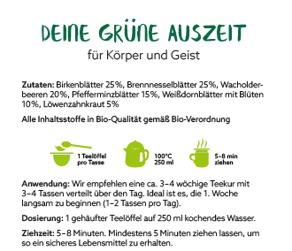 Bio Kräuter Tee zum Fasten