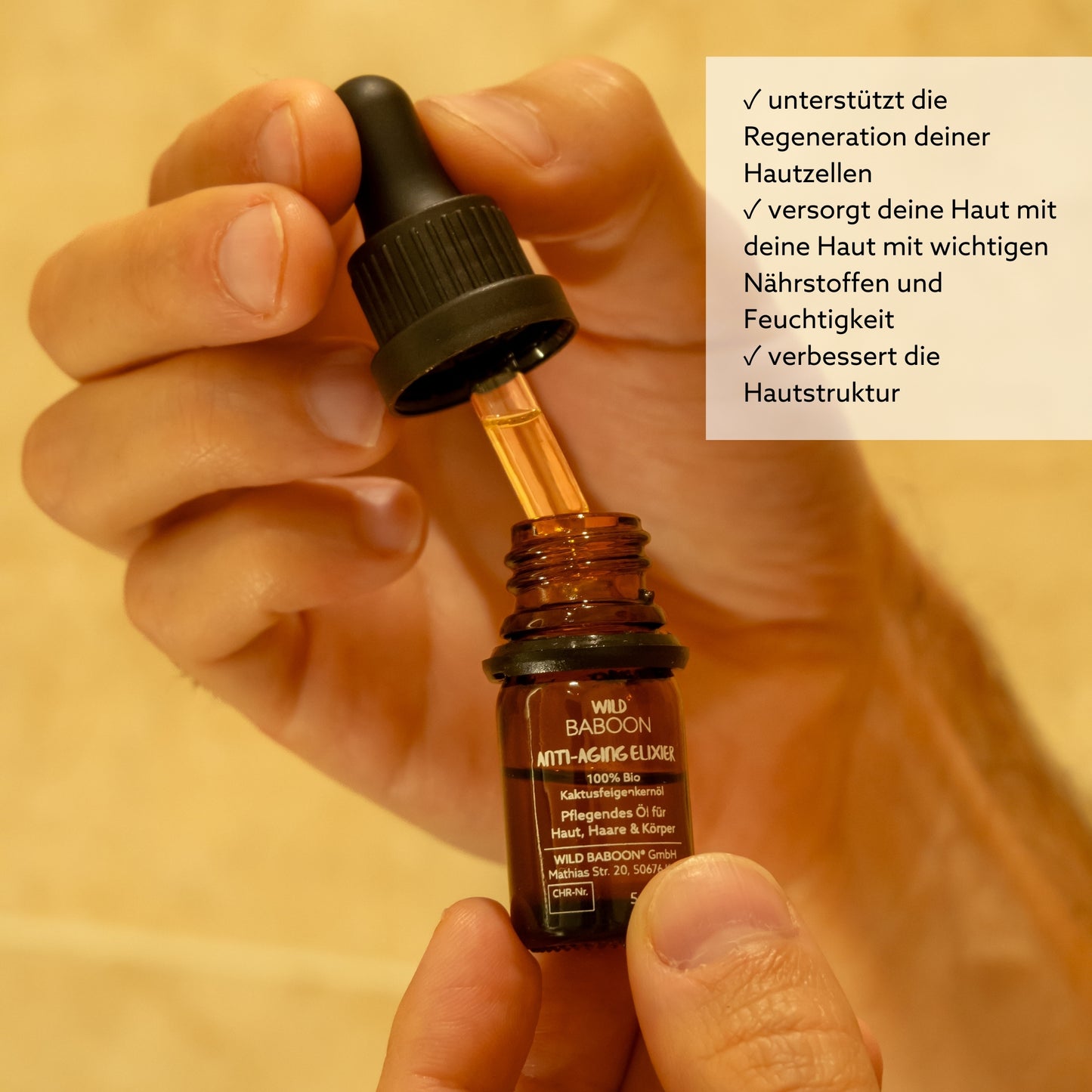 🌵MINI: Bio Kaktusfeigenkernöl - Anti-Aging Elixier - 5ml