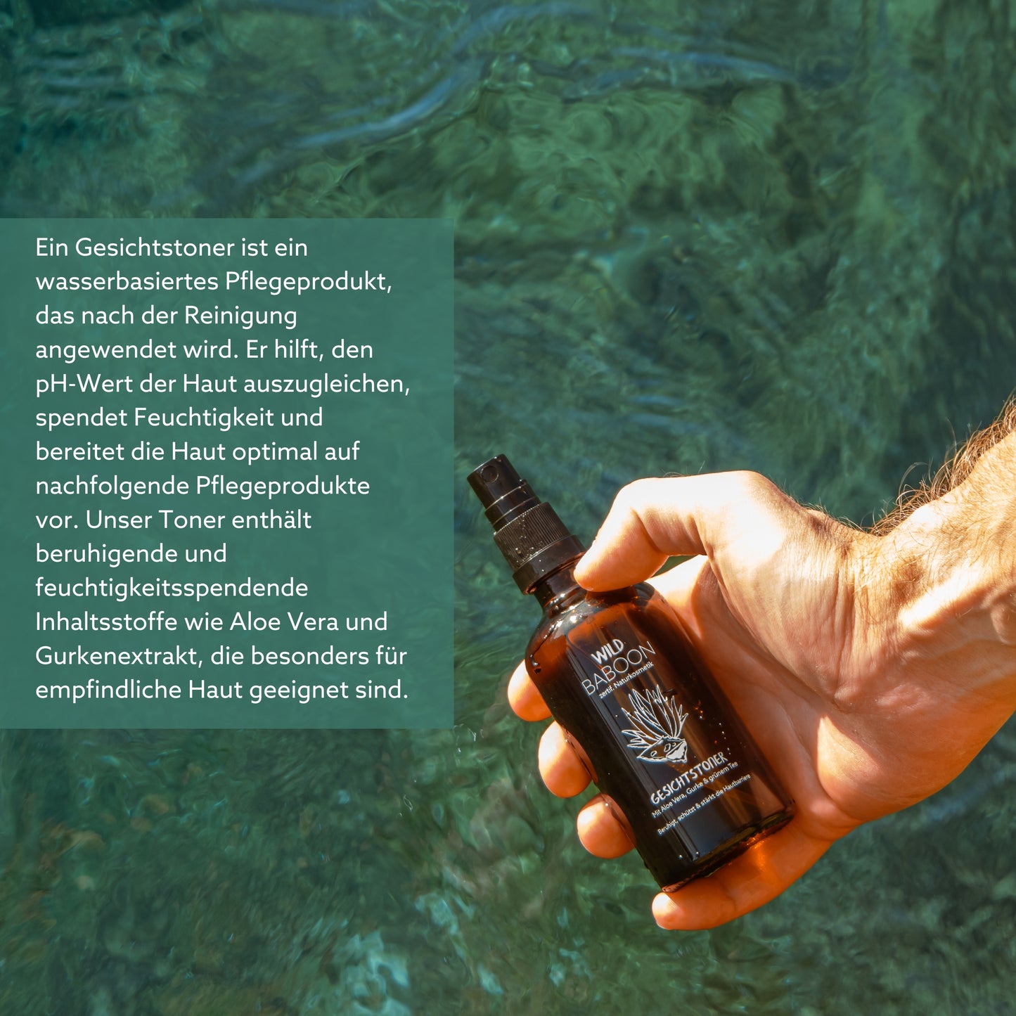 NEW: Gesichtstoner mit Aloe Vera & Gurke – Feuchtigkeit & Schutz