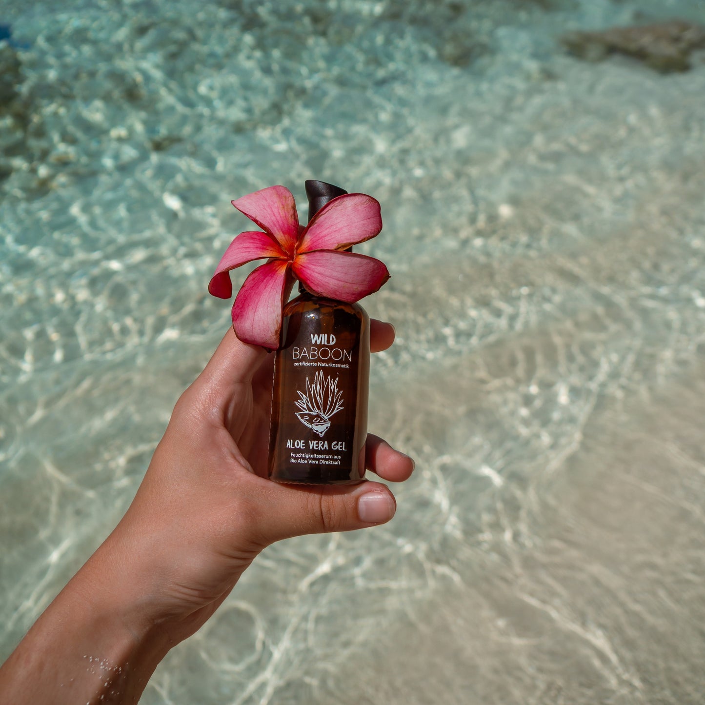 Bio Aloe Vera Gel, verbesserte Formel - ideale Reisegröße 50ml