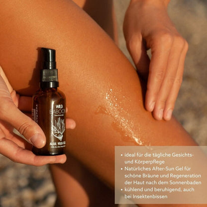 Bio Aloe Vera Gel, verbesserte Formel - ideale Reisegröße 50ml