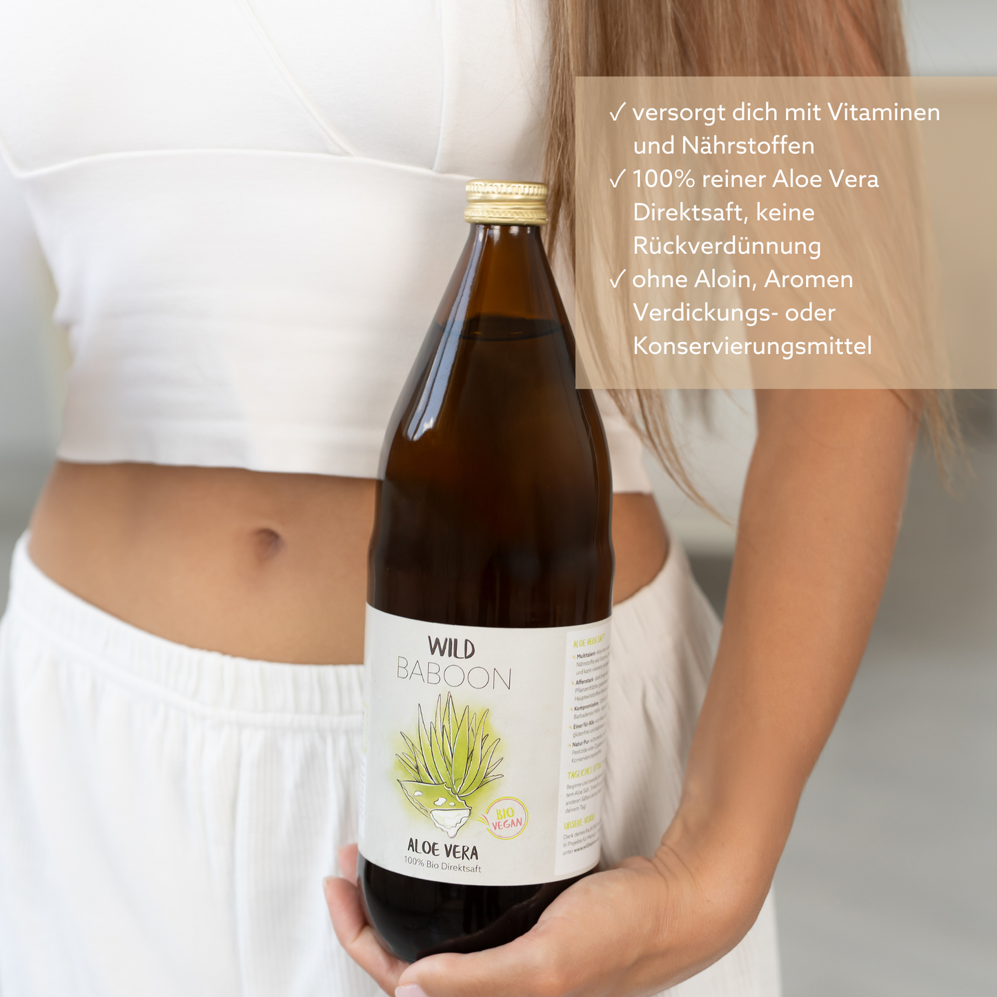 Bio Aloe Vera Direktsaft - Reine Pflanzenkraft