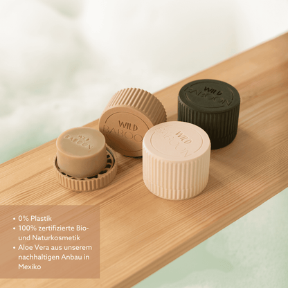 Aloe Vera Duschpraline Pachamama 60g - mit Sheabutter und Heilerde