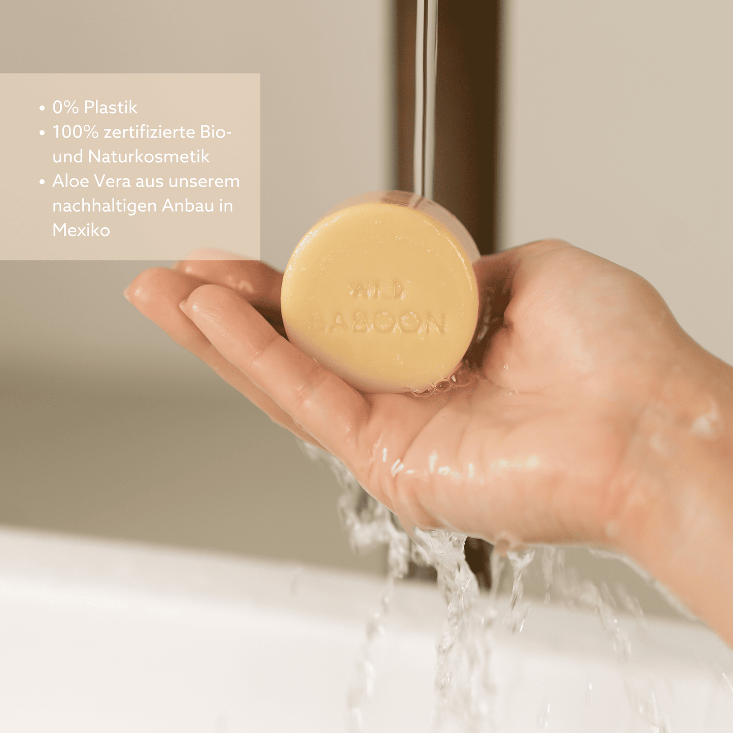 Aloe Vera Gesichtsseife Ayni 60g - schenkt schöne, klare Haut