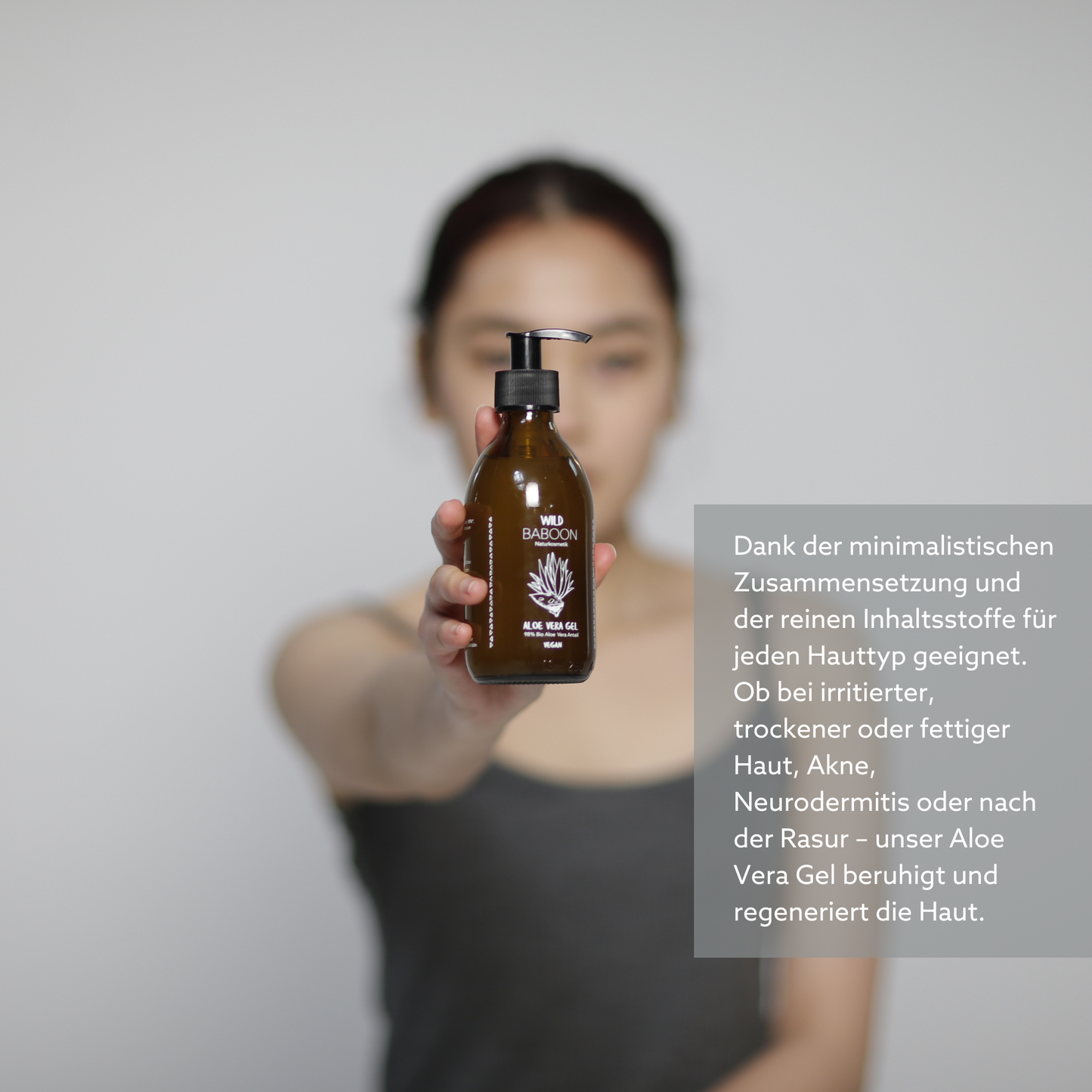 Bio Aloe Vera Gel - Feuchtigkeit und Regeneration für Haut und Haar - 245ml