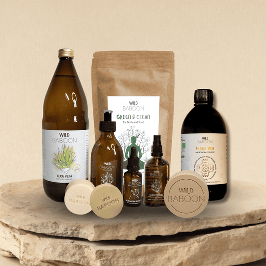 Health and Beauty Set by Wild Baboon® + GRATIS SEIFEN ETUI
