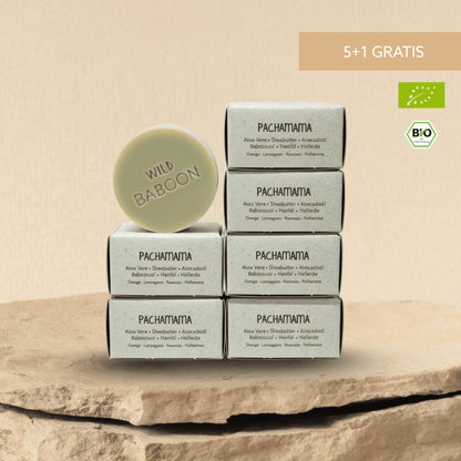 Aloe Vera Duschpraline Pachamama 60g - mit Sheabutter und Heilerde