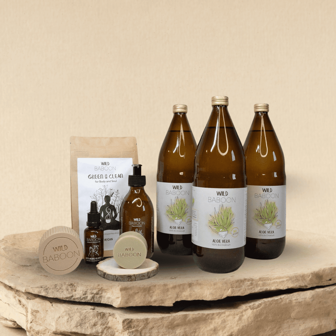 PROFI PACKAGE - 5 Wochen Aloe Kur mit GRATIS SEIFEN ETUI