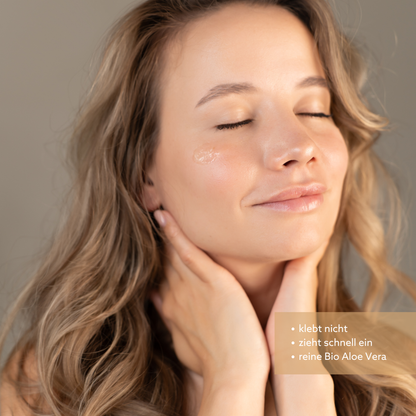 Bio Aloe Vera Gel - Feuchtigkeit und Regeneration für Haut und Haar - 245ml