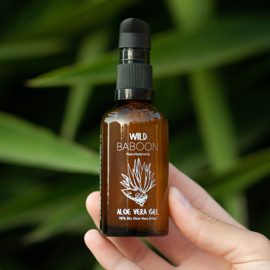Bio Aloe Vera Gel, verbesserte Formel - ideale Reisegröße 50ml